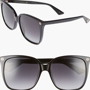 Gucci 57mm Gradient Square Sunglasses